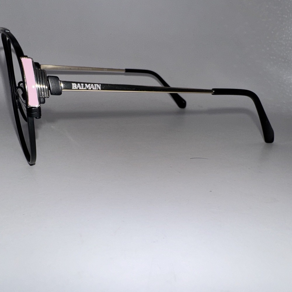 Balmain Sunglasses BL2525B C01 Round Black Pink Gold FRAMES ONLY‎ 57-20-143 - Picture 5 of 7